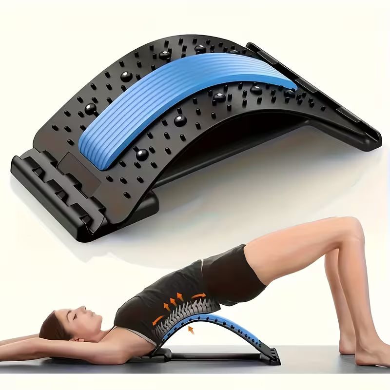 Brandford Support | 3-Level Back Stretcher – Posture Corrector & Lumbar Massager