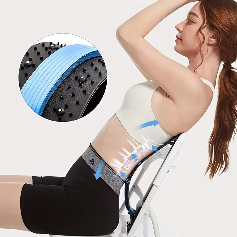 Brandford Support | 3-Level Back Stretcher – Posture Corrector & Lumbar Massager