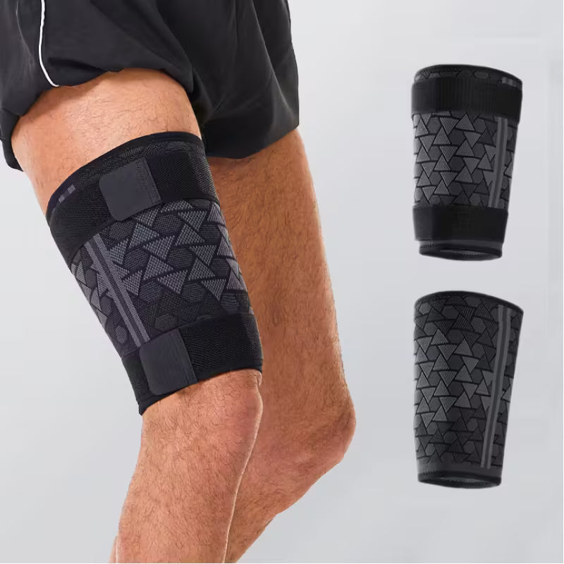 Brandford Support | Thigh Compression Sleeve – Adjustable Quad & IT Band Support