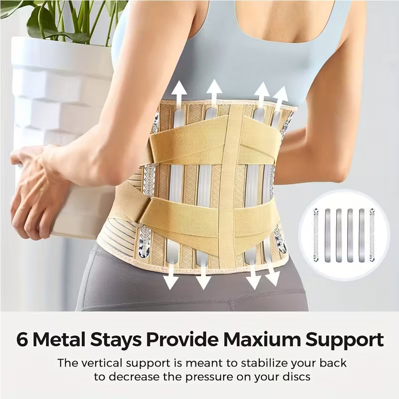 Brandford Support | Lower Back Brace – Breathable Lumbar Support Belt