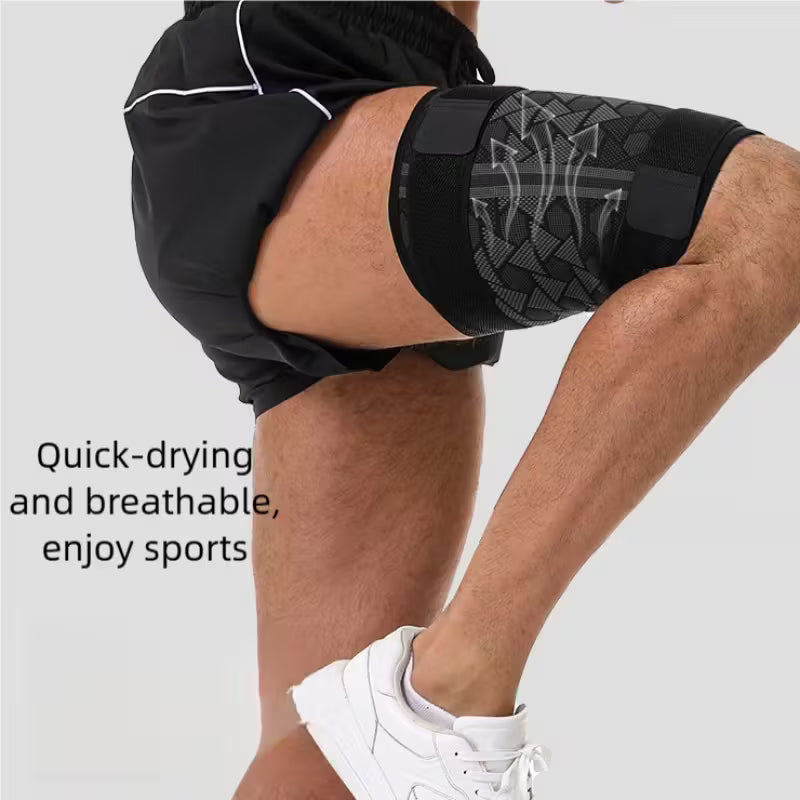 Brandford Support | Thigh Compression Sleeve – Adjustable Quad & IT Band Support
