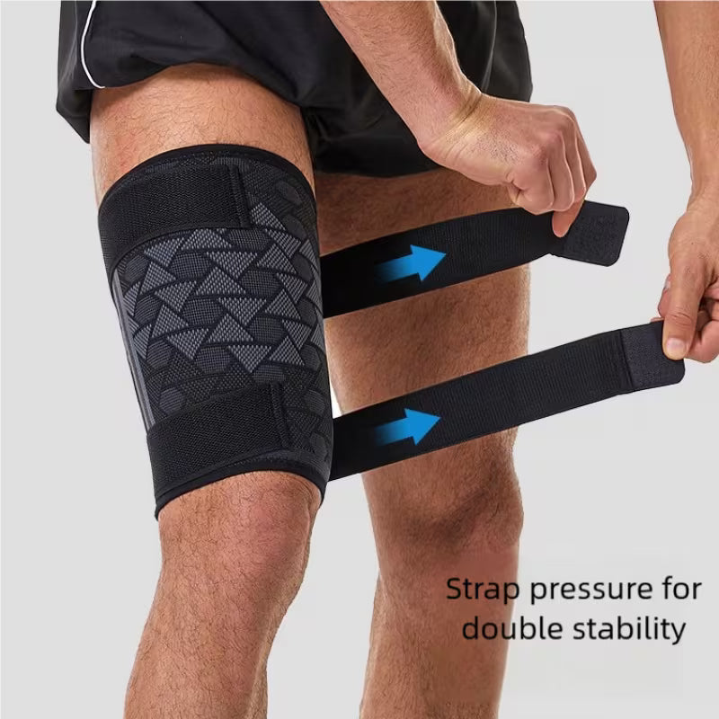 Brandford Support | Thigh Compression Sleeve – Adjustable Quad & IT Band Support